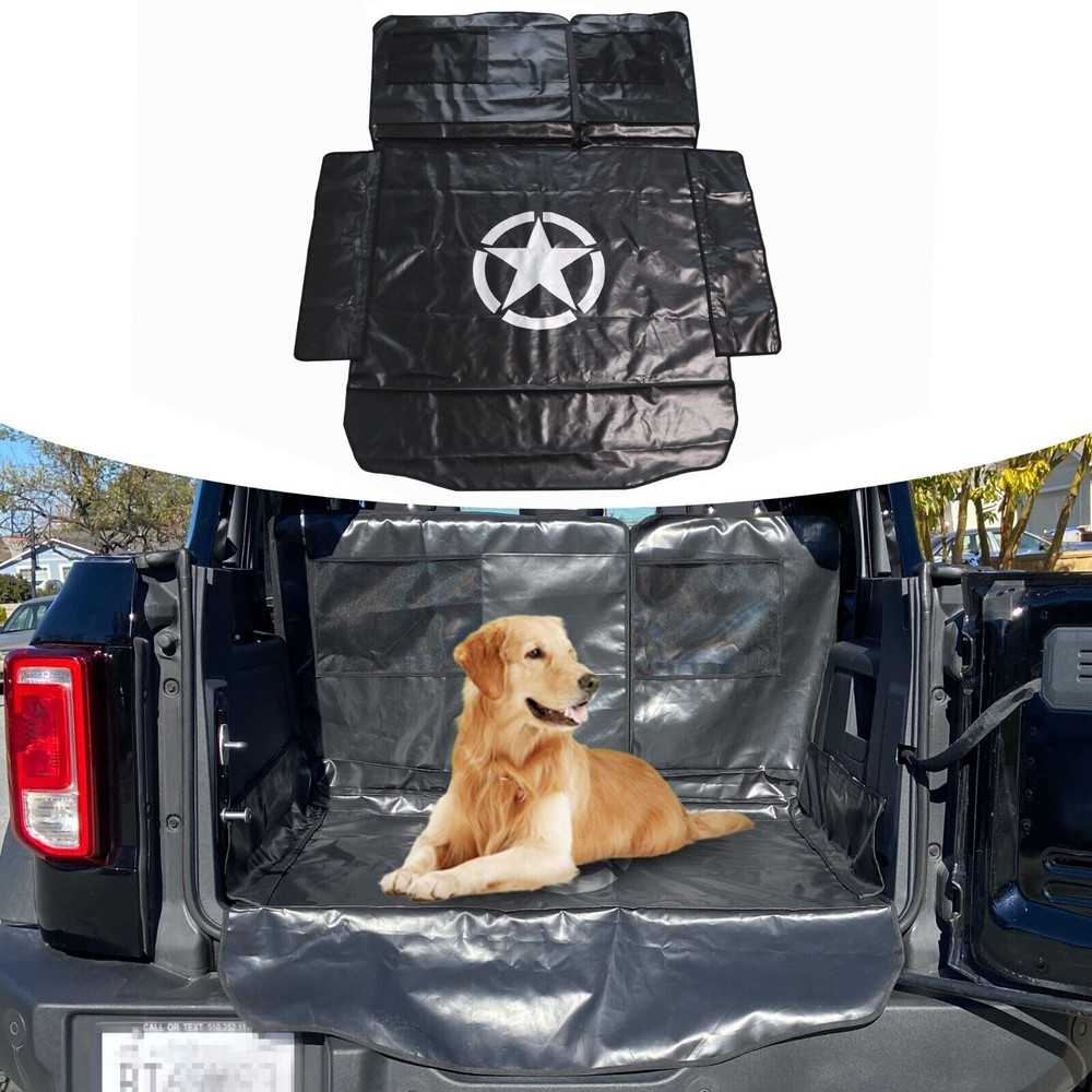 STAR Pet Trunk Liner Waterproof Cargo Mat Cover Ford Bronco 4 Doors 2021‎ 2022